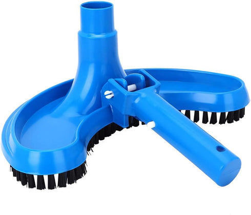 Curved Suction Head Pool Brush, 4.7in, Stainless Steel...