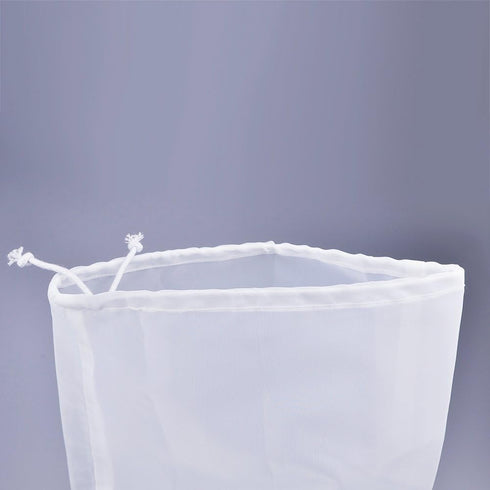 75 Micron Nylon Straining Bag Fine Mesh Food Strainer Bag, Multi Purpose Food Grade Filter Bag for Nut Milk, Juice, Cold Brew, Home Brewing (2 Pac...