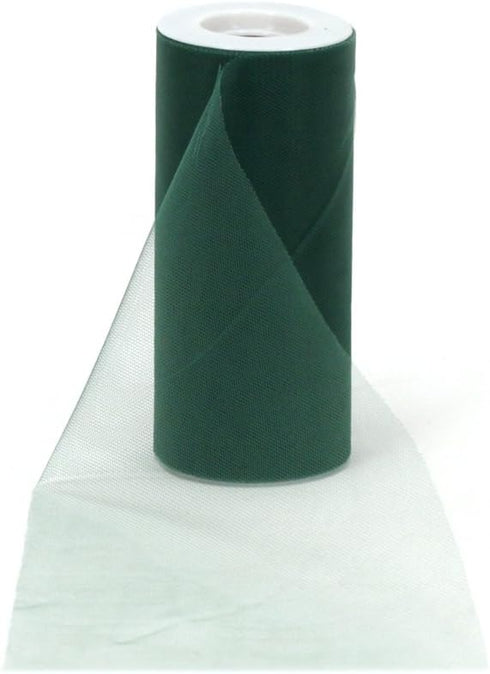 Offray Tulle Craft Ribbon, 6-Inch by 25-Yard Spool, Emerald...