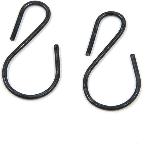T Tulead 1.73" Length S Hooks Iron Hanging Hooks Connectors S-Shaped Hook Hnagers 2mm Thickness Pack of 30...
