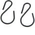 T Tulead 1.73" Length S Hooks Iron Hanging Hooks Connectors S-Shaped Hook Hnagers 2mm Thickness Pack of 30...