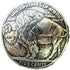 Buffalo Nickel Large Coat Buttons Metal 19mm 3/4" 6 Piece Set...