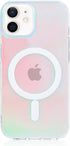 Tuokiou for Magnetic iPhone 11 Case, Compatible with Magsafe, Holographic Iridescent Unique Shockproof Translucent Matte Aesthetic Phone Case with...