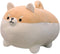 Shiba Inu Dog Plush Pillow, Corgi Stuffed Animal Plush Toy Hug Pillow Gifts for Girl Boy (Brown, 11.8in)...