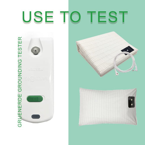 Grounding Continuity Tester Kit Use to Test The Continuity and Effectiveness of Grounding Sheets, Pillowcases, Mats, Pads with 15ft Grounding Cord...