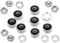 CRAFTMEMORE 20 Sets 10.5MM Black Pearl Snaps Fasteners Pearl-Like Button for Western Shirt Clothes Popper Studs (Black)...