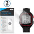 BoxWave Screen Protector Compatible with Garmin Forerunner 25 Black/Red - ClearTouch Crystal (2-Pack), HD Film Skin - Shields from Scratches...
