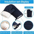 Oven Mitts and Pot Holders 4 pcs Set,High Heat Resistant 500 Degree Extra Thicken Long Kitchen Cotton Oven Glove for Cooking (12 Inch,Deep Blue)...