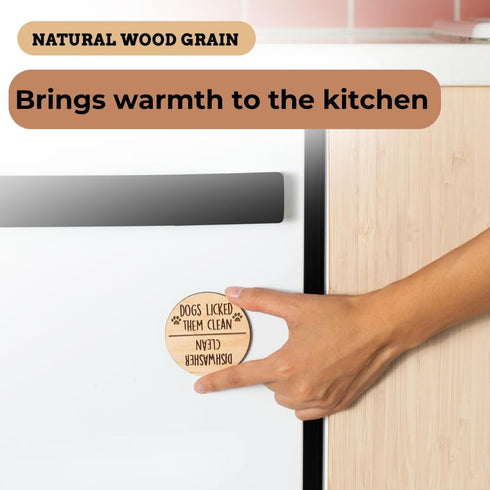 Funny Kitchen Gadgets Clean and Dirty Sign for Dishwasher, Apartment Essentials for First Apartment Must Haves, Funny Clean Dirty Magnet for Dishw...