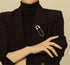 Cardigan Sweater Pin Lapel Brooch Pin Simple Trendy Big Pin Clips Safety Pins Dress Shirt Scarf Buckle Clips for Women...