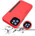 for iPhone 12/12 Pro Case with Card Holder,Credit Card Slot Protective Wallet Cover Case - Purple...