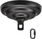 Vintage Steel Canopy Kit with Hardware for Chandelier or Swag Light Fixtures ,Heavy Duty,5 in Diameter,Includes Loop, Cross Bar and Mounting Screw...