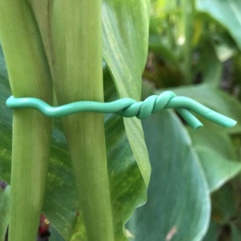 Soft Twist Tie Garden Training Wire, Green (5M) 16.4 Foot Length...