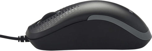 Verbatim USB Silent Corded Optical Mouse - Computer Wired Noiseless and Silent Click Mouse for Mac and PC - Black...