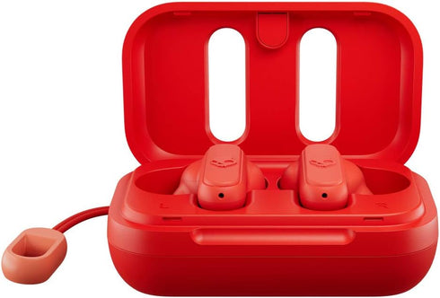 Skullcandy Dime In-Ear Wireless Earbuds, 12 Hr Battery, Microphone, Works with iPhone Android and Bluetooth Devices - Red...