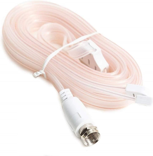 Male Screw ON F Type FM Antenna 5ft X 6 FT T Shape Span Coaxial Coax...