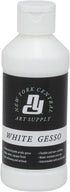 New York Central Acrylic Gesso - White Professional Grade Gesso for Painting, Acrylic, Oil, Pastels, & More! - 8 oz Bottle...