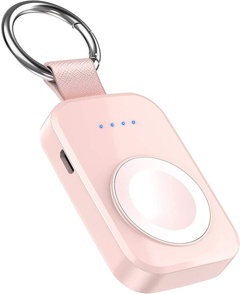 i.VALUX Portable Wireless Charger for Apple Watch Series 10/9/8/UItra/7/6/5/4/3/2/SE, Compact Magnetic iWatch Charger 1000mAh Power Bank Travel Ke...