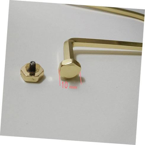 ULDIGI 2pcs Tote Bag Accessories Vintage Purse Metallic Wallet Bag Handles Purse Hardware Replacement Handle Repair Accessories Bag Making Handbag...