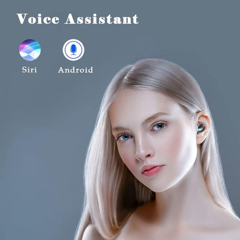 Ear Buds Wireless Earbuds, Bluetooth 5.3 Headphones In Ear, Bluetooth Earphones with Built-in Microphone, Wireless Ear Buds, Bluetooth Earbuds wit...