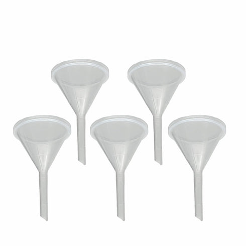 Funnel Polypropylene Plastic 60mm 2.5" Diameter 5-Pack...