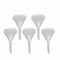 Funnel Polypropylene Plastic 60mm 2.5" Diameter 5-Pack...
