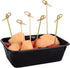 300PCS 4 Inch Bamboo Cocktail Picks - Knot Picks, Skewers, Toothpicks for Appetizers & Events...