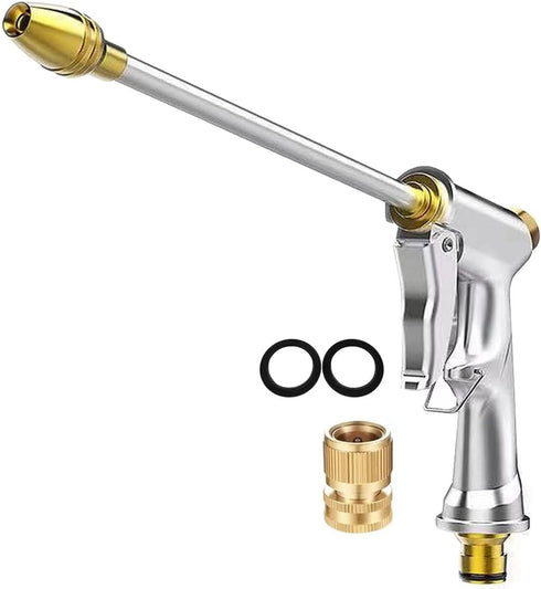 Garden Hose Nozzle, High Pressure Water Hose Nozzle Sprayer Head,fits 3/4” Garden Hose Thread,for Lawn & Garden,Washing Cars,Watering Garden,Clean...