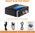 Bluetooth Transmitter Receiver for TV, Bluetooth Receiver for Home Stereo with RCA 3.5mm AUX & Display, Music Audio Adapter for Headphones/Speaker...