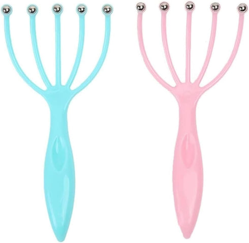 Seddy Scalp Massager, Portable Hand Held SPA Head, Neck, & Body Massager for Deep Relaxation & Stress Reduction- Stimulates Blood Circulation in T...
