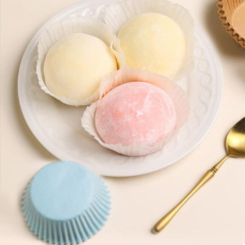 KALAIEN Cupcake Liners Baking Paper Cup Muffin Wrappers for Party 50 Pack (Light Blue)...
