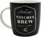 Something Different Wholesale Enchanting Witches Black & White Bone China Brew Boxed Mug – 9x12.2 Centimetres – Unique Design, Durable Material – ...