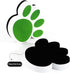 3PCS Magnetic Dry Erasers, Mini Footprint Whiteboard Eraser, Thick Felt Bottom Surface Glass Blackboard Duster, Animal Pattern Wiper for Classroom...