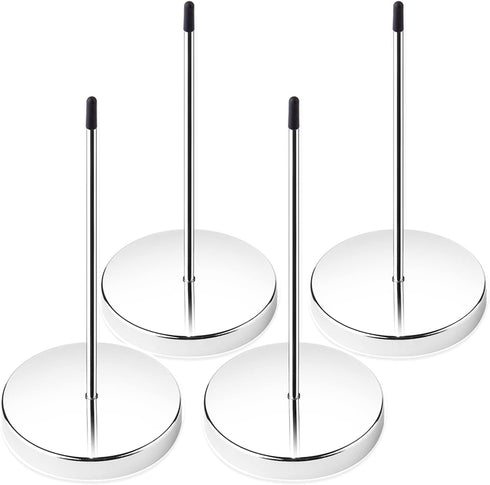 4pcs Desk Receipt Holder Bill Fork Receipt Spike Stick Silver Restaurant Check Spindle 5.5 Inch by HRLORKC…...