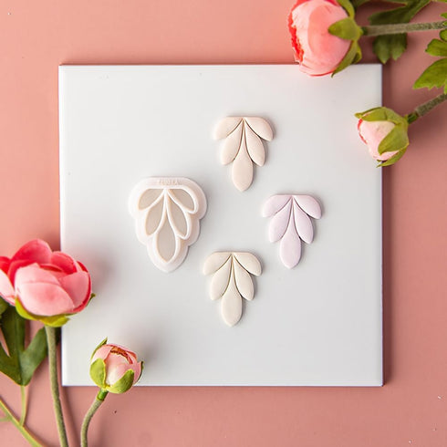 4 Pcs Flowers Shape Polymer Clay Cutters,Floral Petal Polymer Clay Earrings Polymer Clay Molds Clay Cutter Mix Flower Floral Clay Earring Cutters ...