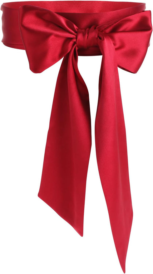Wedding Satin Sash Belt Women Dress Sash Bridal Belt Waist Belts for Party Special Occasion 3.74'' Wide...