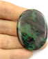 crystalmiracle Ruby in Zoisite 1.5 Inches Worry Stone Crystal Healing Reiki Feng Shui Thumbstone Pocket Stone Handcrafted...
