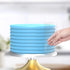Cake Scraper 6 Pieces Clear Acrylic Icing Smoother Decorating Comb Scrapers Set, Pastry Cutter for Mousse Butter Cream Decoration, 11 Patterns Dif...