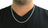925 Sterling Silver chain 3.5MM, 4.5MM, 5.5MM, 6.5MM, 8MM,9MM,10.5MM,12MM Solid Flat Mariner Link Chain Necklace- Silver Necklace Chain, Men and W...