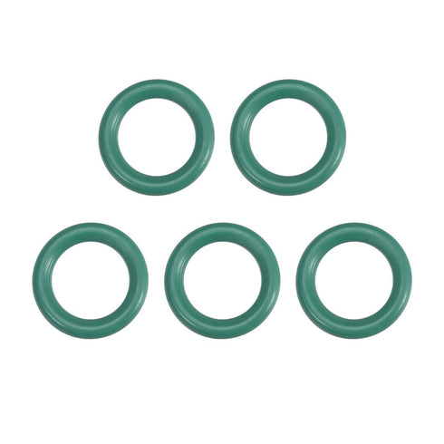 uxcell Fluorine Rubber O-Rings, 12mm OD 7.2mm ID 2.4mm Width FKM Seal Gasket for Machinery Plumbing, Green, Pack of 5...