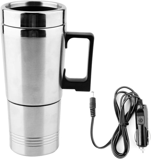 Car Electric Kettle, Travel Kettle, Car Water Heater,350Ml 150ML Stainless Steel Car Electric Kettle Coffee Tea Thermos Water Heating Cup 12V...