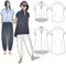 Style Arc Sewing Pattern - Teddy Designer Top (Sizes 04-16) - Click for Other...