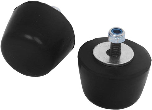 ELITEWILL 2 PC Hood Bumper Stops Fit for Jeep Wrangler 1987-2016 Cushion Stoppers Black Rubber...
