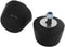ELITEWILL 2 PC Hood Bumper Stops Fit for Jeep Wrangler 1987-2016 Cushion Stoppers Black Rubber...