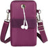 Travel Cell Phone Purse Bag for iPhone 15 14 13 12 11 Pro Max Galaxy A15 A14 A13 S24 Purple...