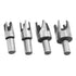 Countersink Drill Bit Set, Woodworking Tapered Plug Cutter Carbon Steel for Bench Drill for Woodworking Hole Saw Cutting...