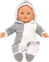 Baby Doll Clothes Casual Cute Handmade Elephant Long-Sleeved Clothing Set Outfit with Hat for 14-17 Inch Dolls Gift Set...