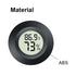 4 Pack Mini Digital Hygrometer Thermometer Gauge, Indoor Outdoor Temperature Humidity Meter for Greenhouse Humidors Incubators Reptile Terrarium J...
