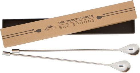 A Bar Above Bar Spoon Set, Spiral Handle, Stainless Steel Mixing Spoons for Cocktail Mixer Set, to Stir and Layer, Basic Professional or Home Bars...