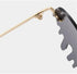 ENTHYI Melting Heart Sunglasses for Men/Women Rimless Irregular Party Unique Sun Glasses...